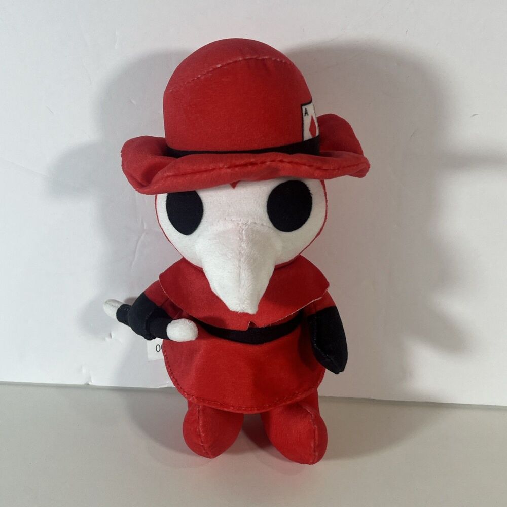 The Plague Doctor Crowsworn Red Stuffed Plush Toy
